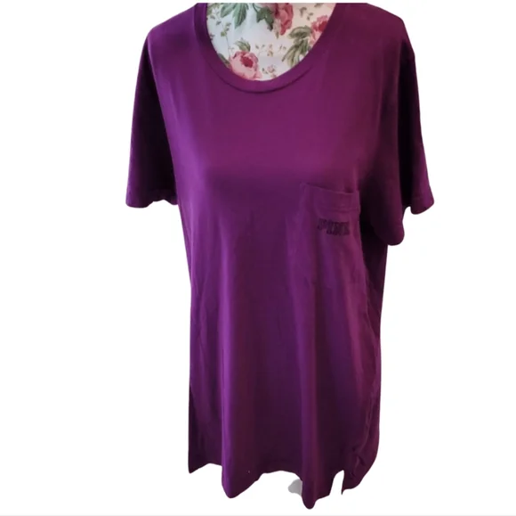 PINK Victoria's Secret | Tops | Victoria Secret Pink Short Sleeve T ...